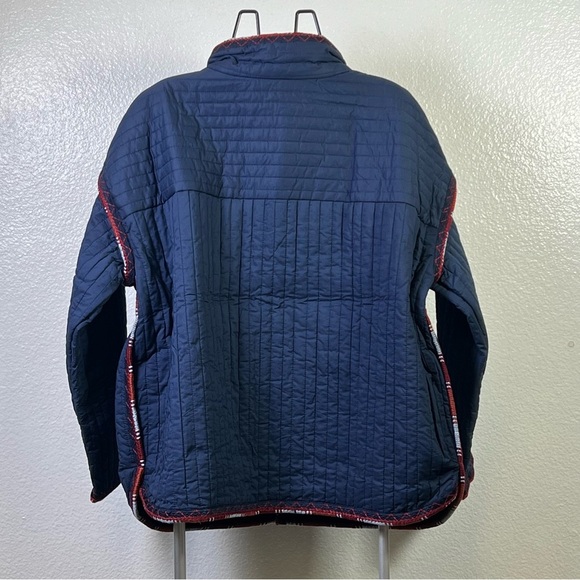 Democracy Women's Blue Long Sleeve Quilted Jacket Size XL - Picture 6 of 10